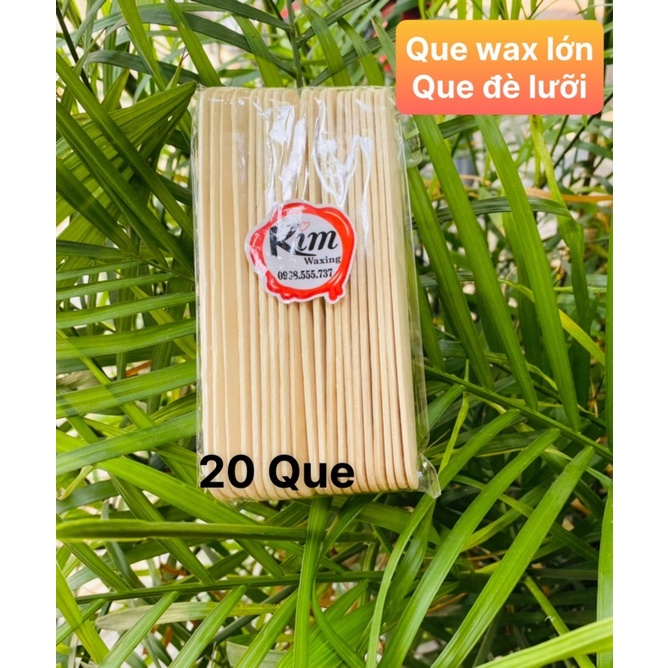 Que gỗ wax lông tay chân lông mũi mày
