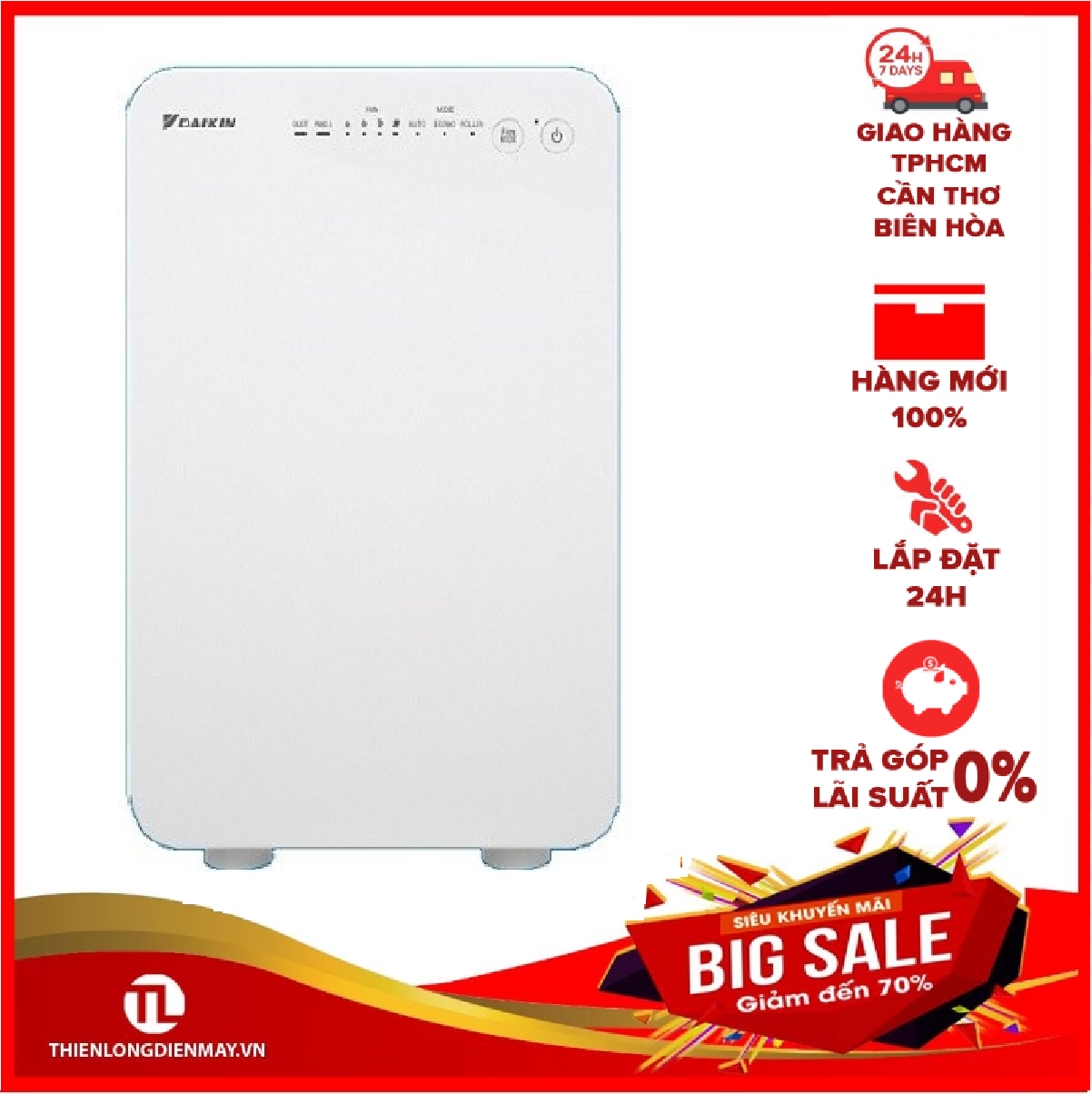 [Trả góp 0%]Máy lọc không khí Daikin MC30VVM-A