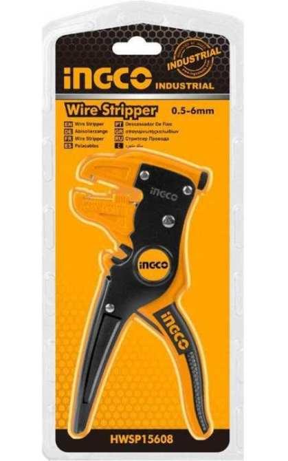 Kềm tuốt dây điện mỏ quạ Ingco HWSP15608