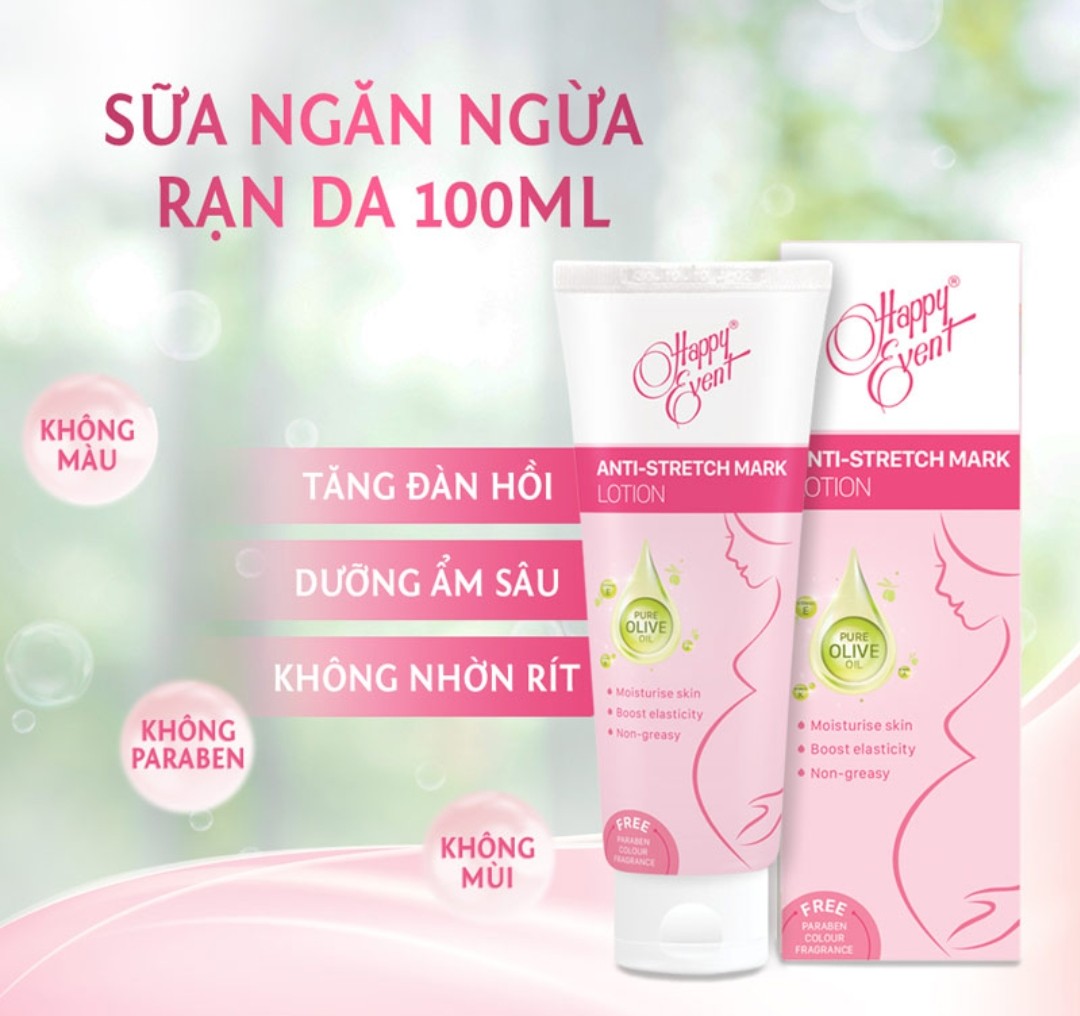 Sữa chống rạn da Happy Event 100ml