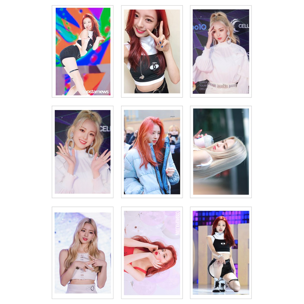 Lomo card ảnh yuna - itzy