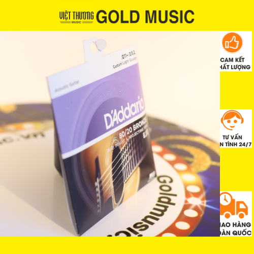Dây Đàn Guitar Acoustic - D'Addario EJ13