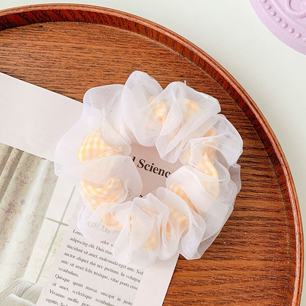 Cột tóc vải Scrunchies Caro mây CT60
