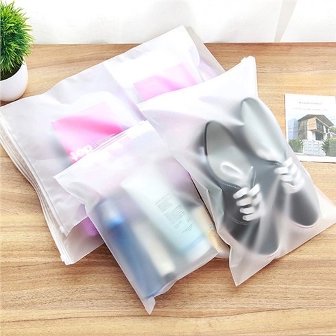 [HCM]Túi zip lụa mờ 30x40 combo 3 cái