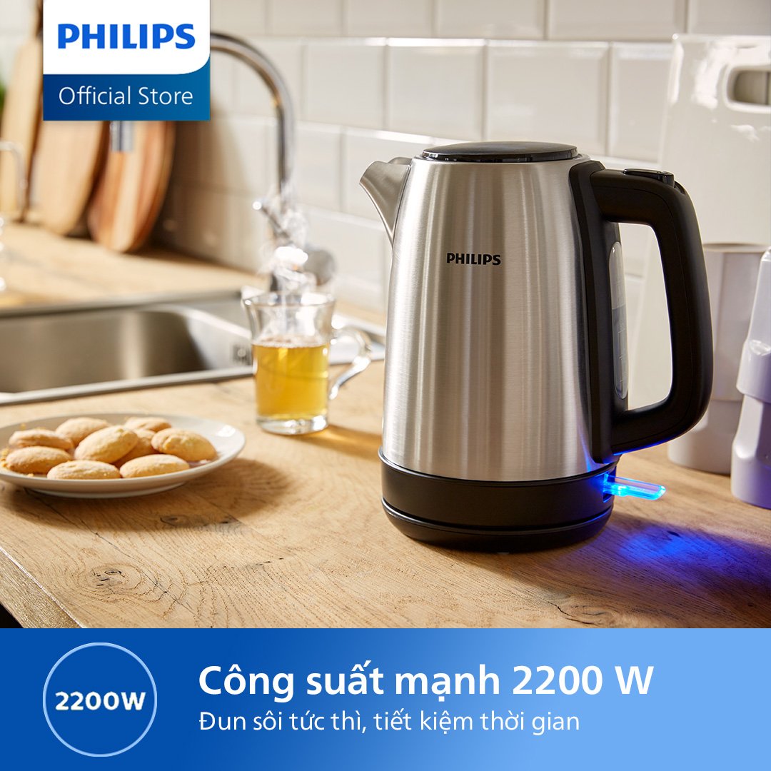 Bình Đun Siêu Tốc Philips HD9350/90 - Hàng Phân Phối Chính Hãng