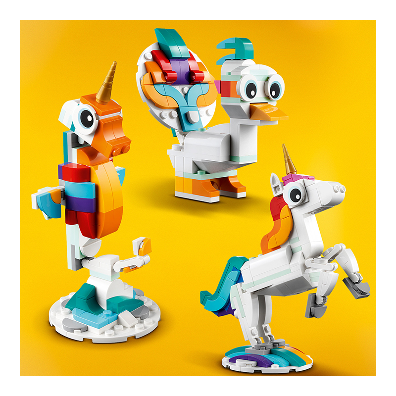 Đồ Chơi Lắp Ráp LEGO Kỳ Lân Sắc Màu 31140 (145 chi tiết)