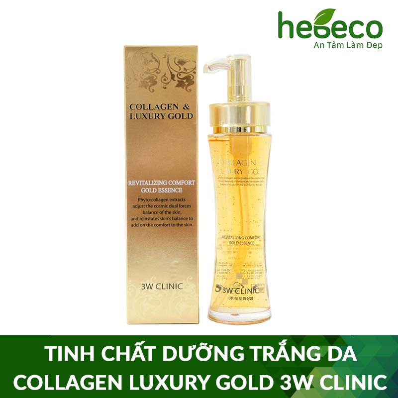 Tinh chất dưỡng trắng và chống lão hóa da collagen luxury gold 3w clinic 150ml - hàn quốc, cam kết hàng đúng mô tả, chất lượng đảm bảo an toàn đến sức khỏe người sử dụng