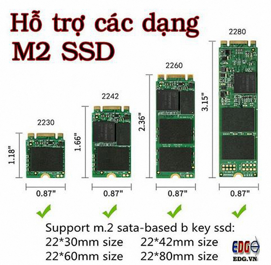 Hộp đựng ổ cứng SSD M.2 NGFF 6Gbps sang USB 3.0