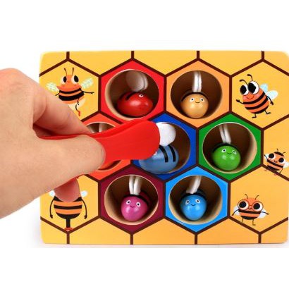 [HCM]Bộ đồ chơi gỗ tổ ong