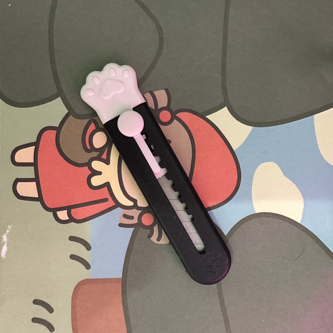 Knives for the paper cat footprints cute cute, alloy steel very sharp-Beyou