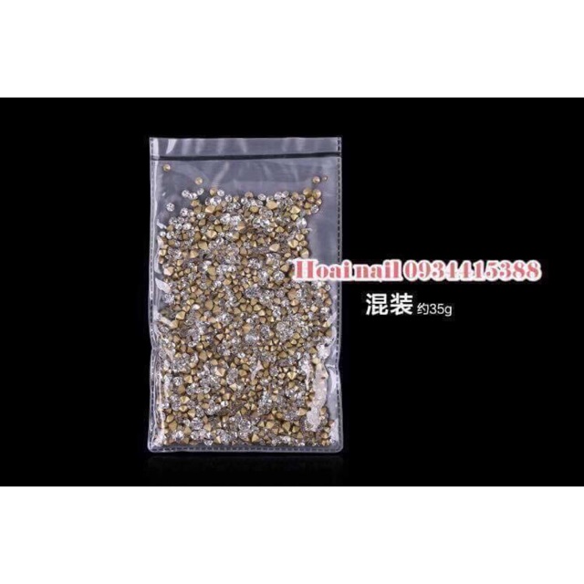 Đâ chân nhọn mix size màu trắng (1440v) Phụ kiện Nail