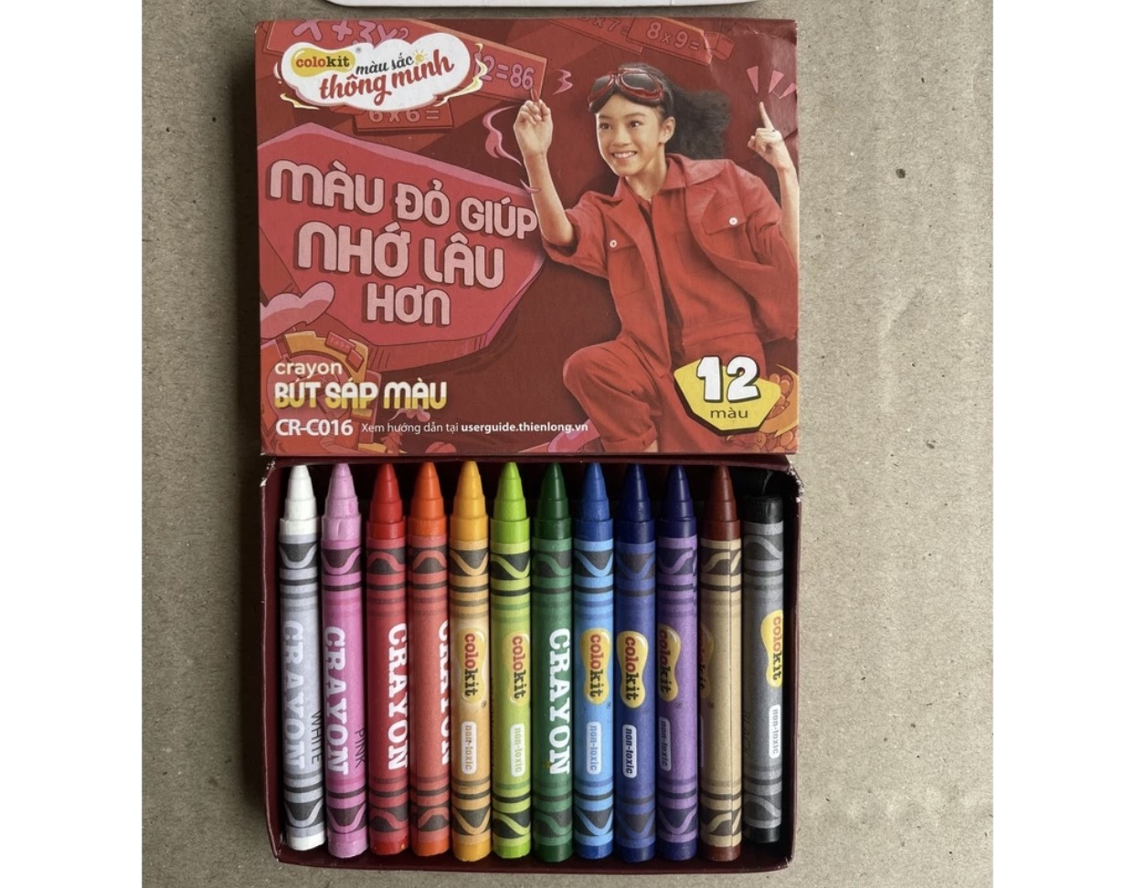 Sáp colokit cr-c016 12 màu
