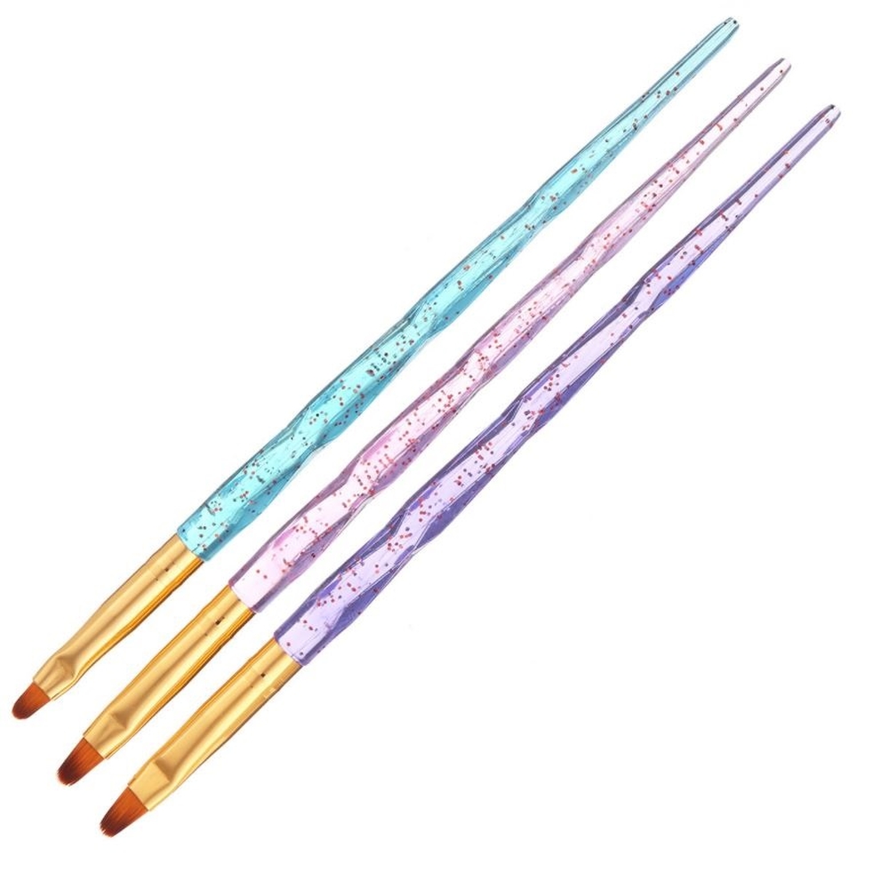 Set Cọ Vẽ Hoa Cúc 3 Cây Cán Trong