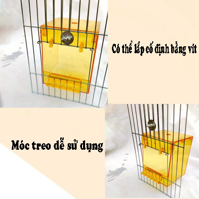 Hộp tắm cao cấp cho chim vẹt