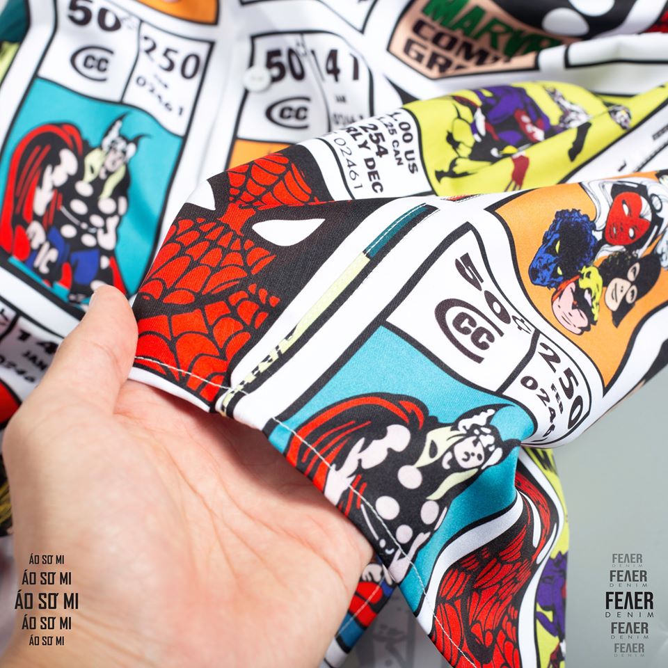 Áo Sơ Mi Marvel Comic