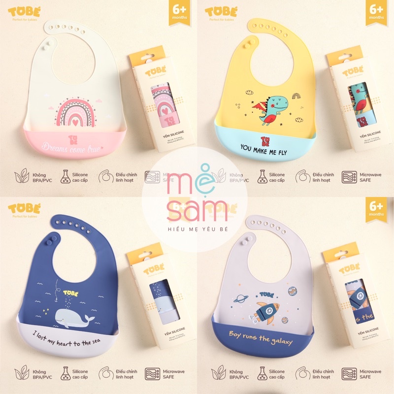 Yếm Máng Silicon Tobé Đóng Hộp