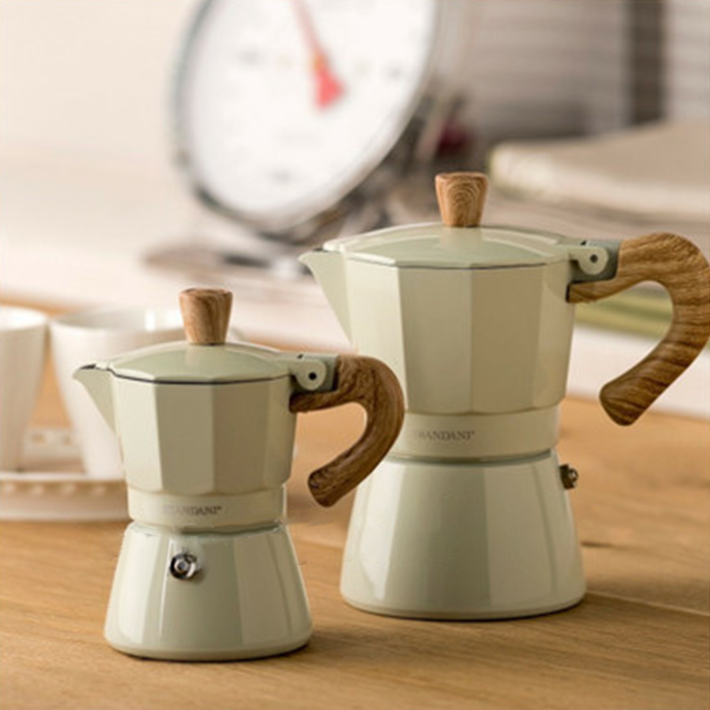 Ấm, bình pha cafe tại nhà 150/300ml - bình pha cà phê moka du lịch nhỏ gọn tiện lợi