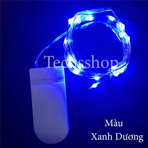 Đèn led trang trí đom đóm dài 1m nhiều màu kèm pin - Đèn led dây trang trí sinh nhật - Đèn trang trí nhà cửa tết - phụ kiện trang trí noel, đám cưới - Lễ hội hội nghị tiệc - Happy birthday