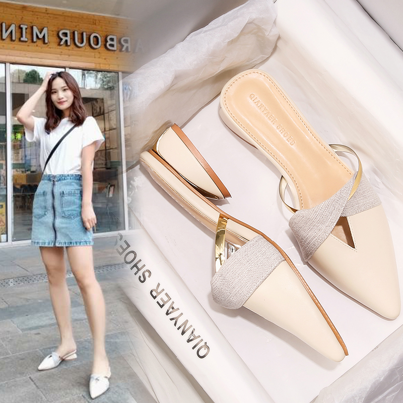 Sục mũi nhọn da mềm đế tròn đáng yêu- G097