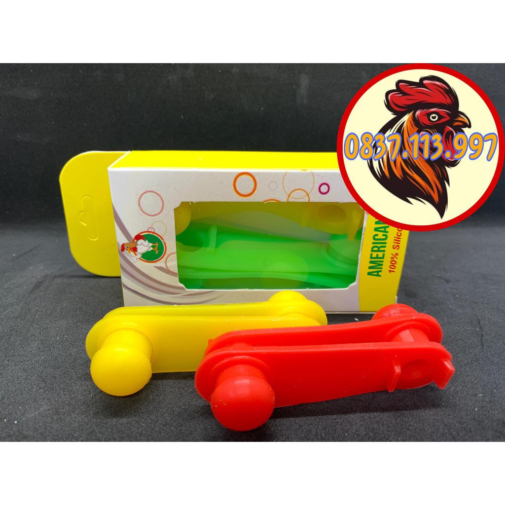 BỊT CỰA CAO SU SIÊU BỀN CHO GÀ ĐÁ 4 CÁI