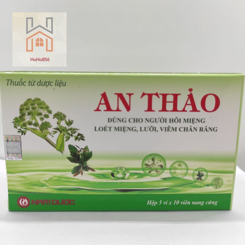 Viên Uống Nhiệt Miệng An Thảo - Dùng Cho Người Hôi Miệng, Loét Miệng, Lưỡi ,Viêm Chân Răng giá rẻ