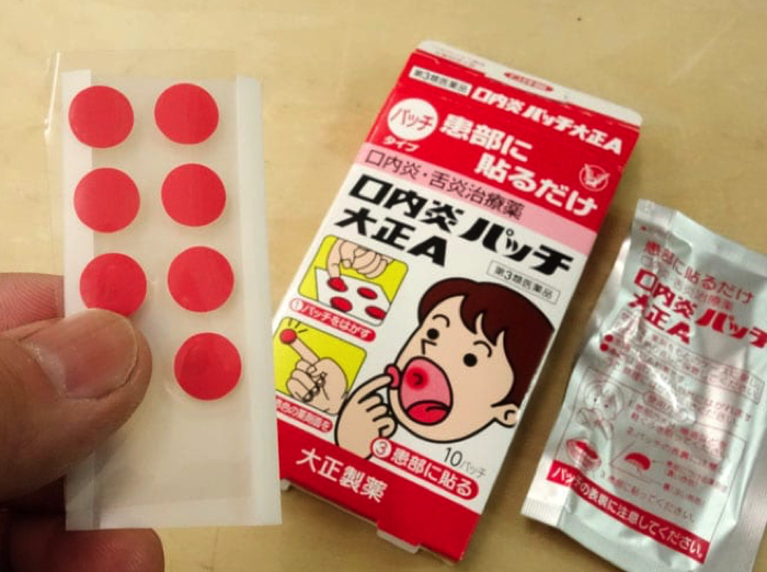 Miếng dán chữa loét miệng Taisho Quick Care