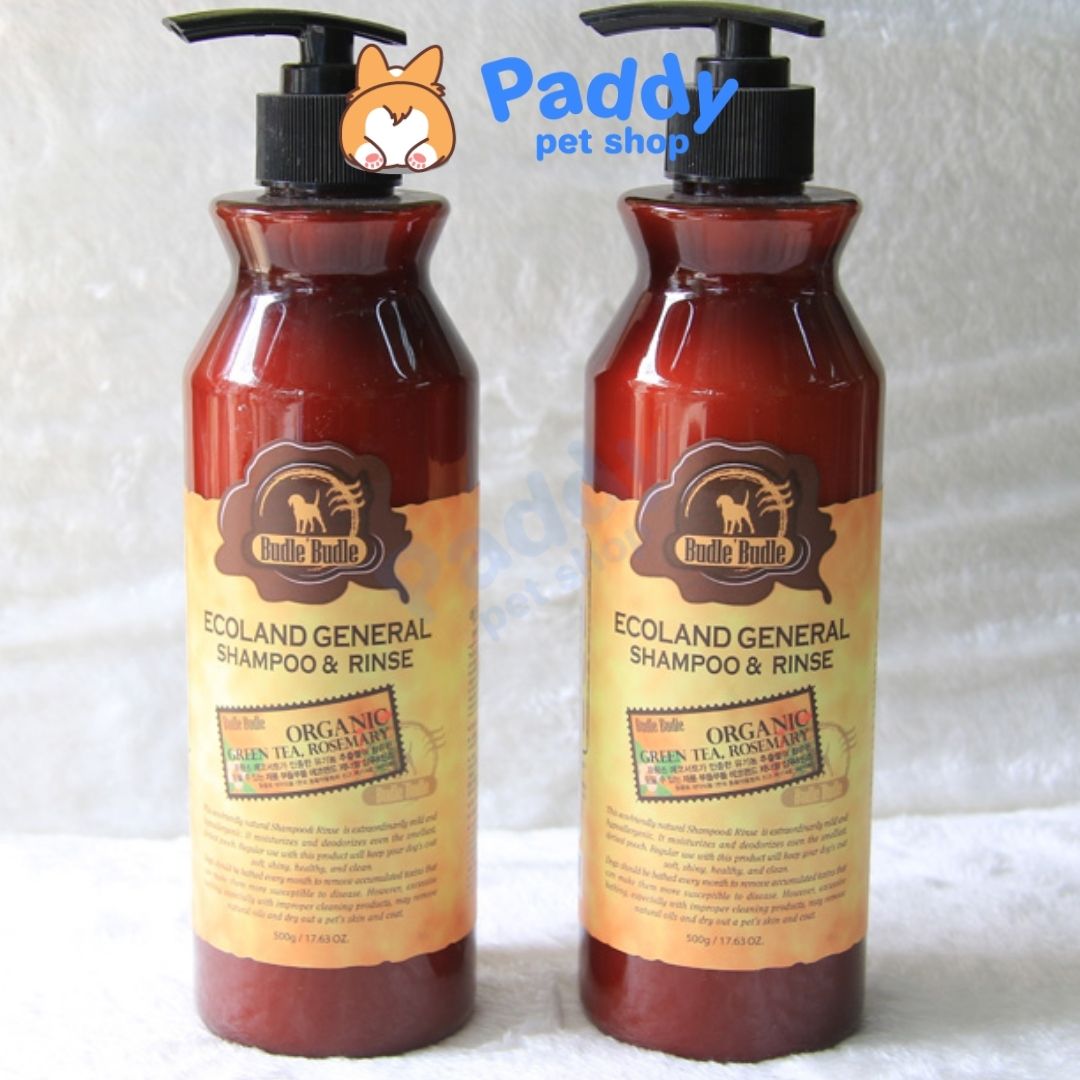 Sữa Tắm Hữu Cơ Cho Chó Budle Ecoland 500ml