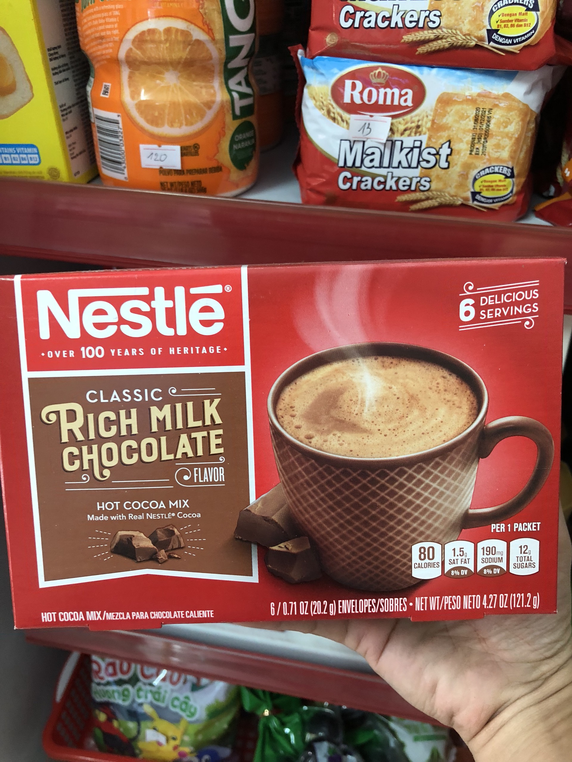 Bột cacao Nestle Rich Milk Chocolate lon 787.8g