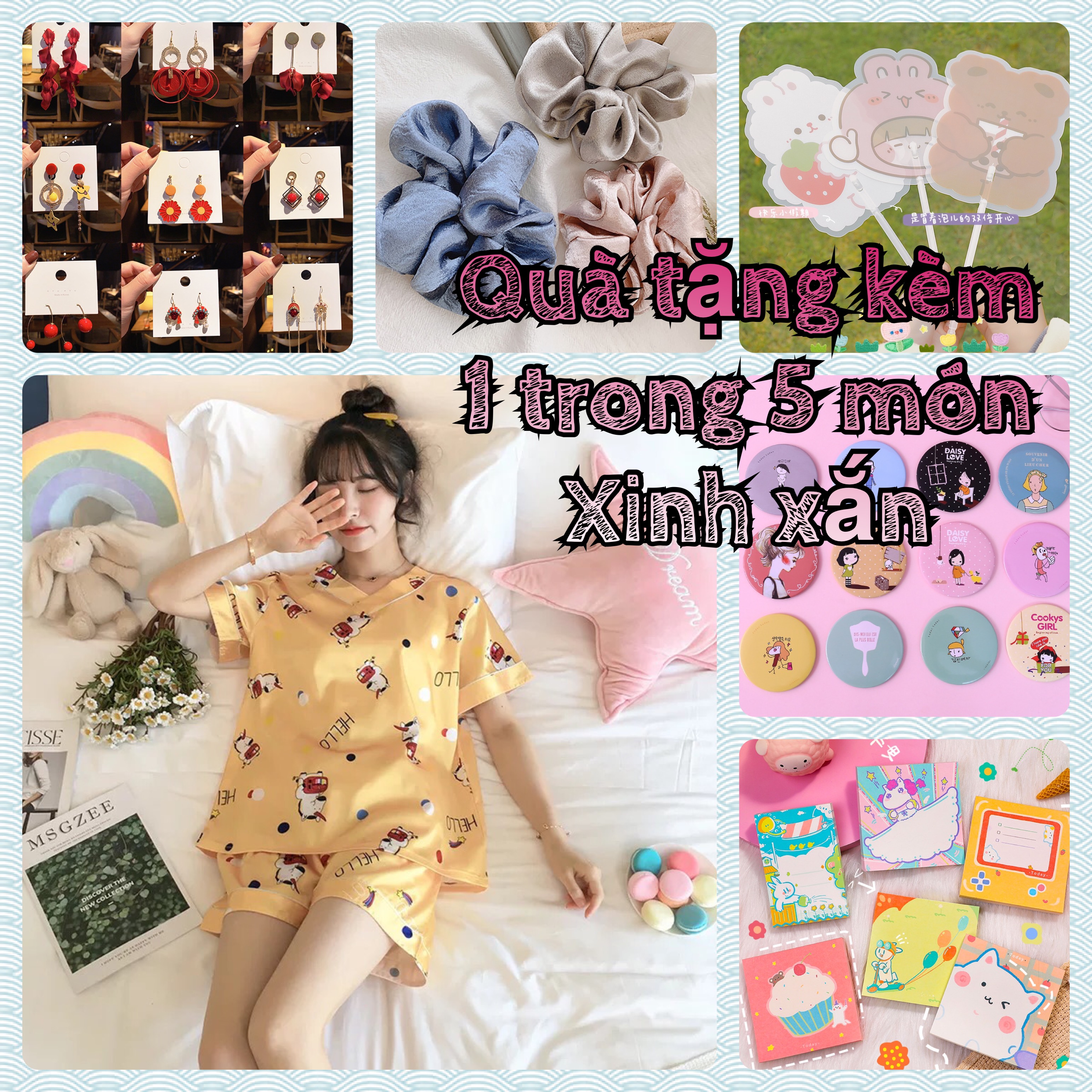 (2) [HCM][Có sẵn] [3XL-5XL] [Freeship] [Bigsize] [SIÊU SALE] [Hình Thật] Bộ mặc nhà/đồ ngủ/pyjama lụa đùi