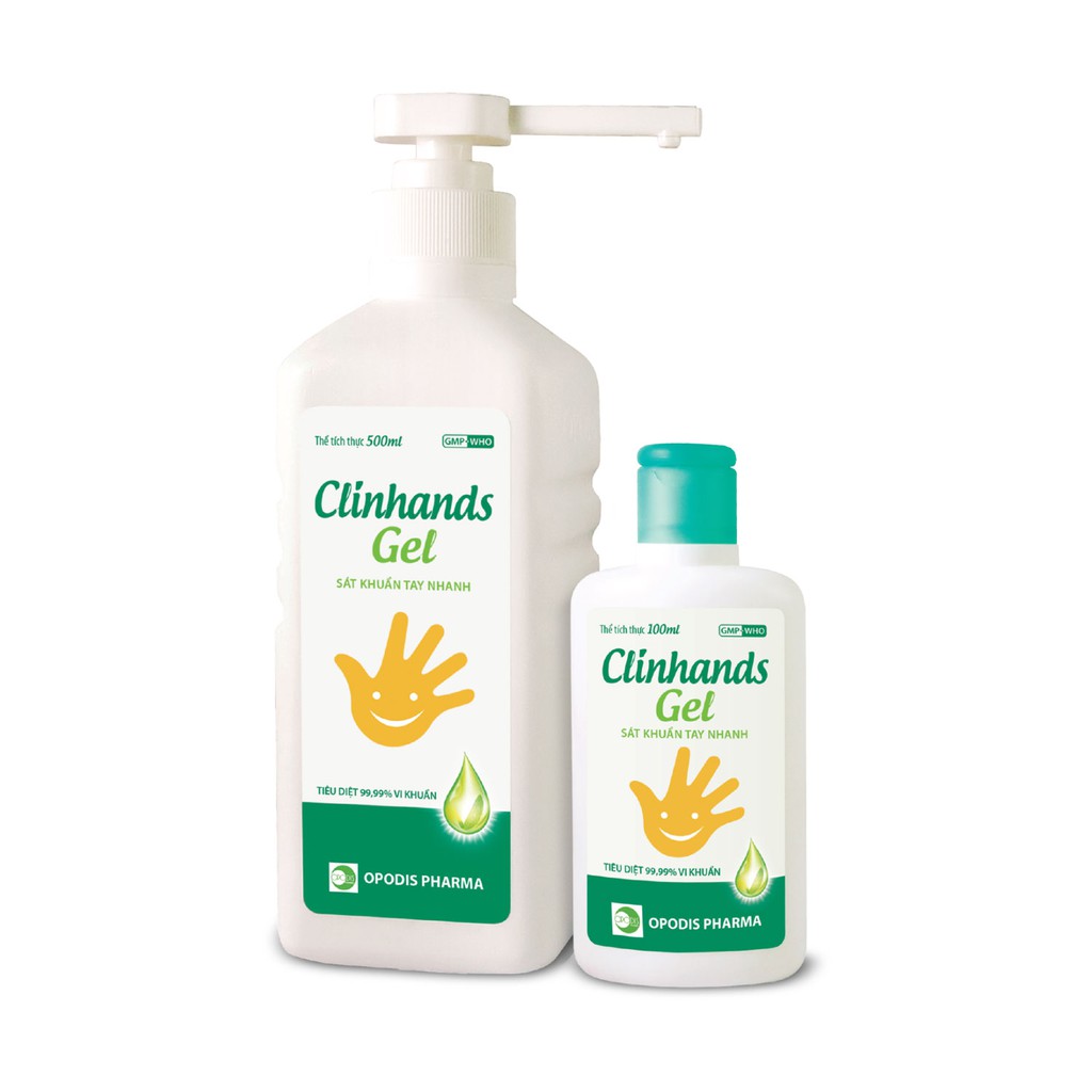Dung dịch rửa tay khô Clinhands clincare Gel chai 500ml