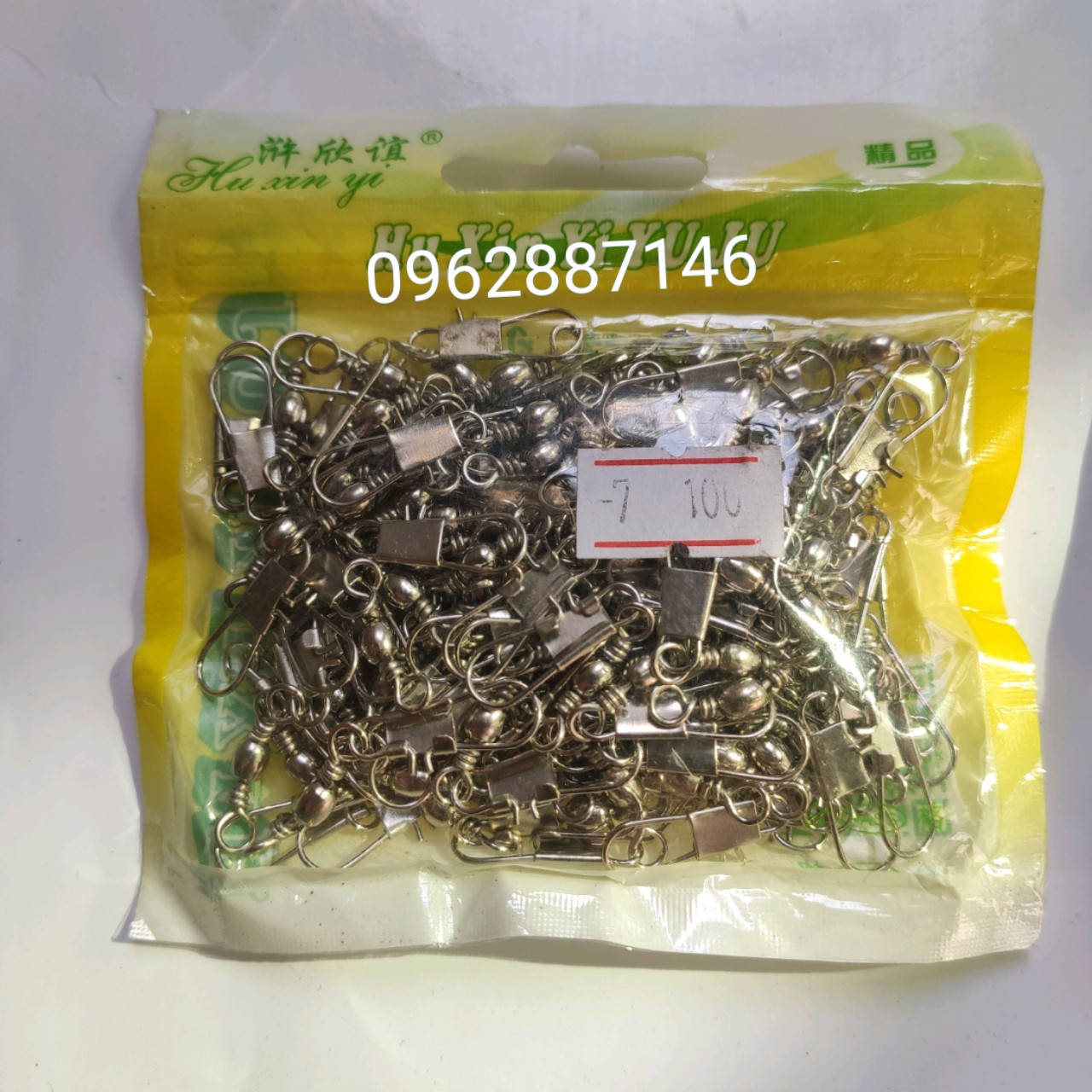 100 chiếc khóa link ma ní câu cá loại 1