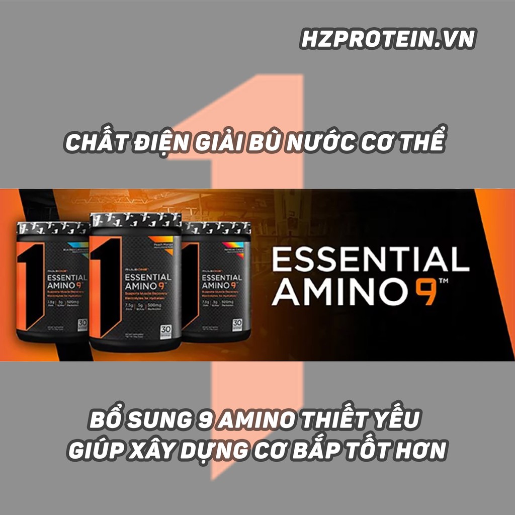 [HCM] RULE1 EAA - SUPPORTING MUSCLE DEVELOPMENT AND ELECTROLYTE REPLENISHMENT - 30 SERVINGS