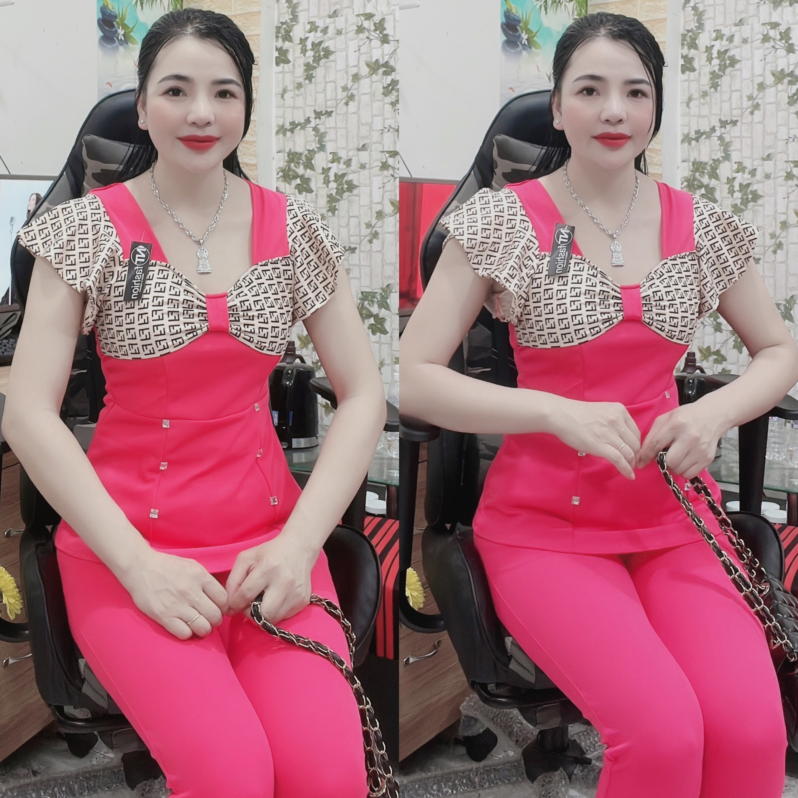 Sét bộ thun phối hai màu có size 40 kg đến 65 kg.tch70