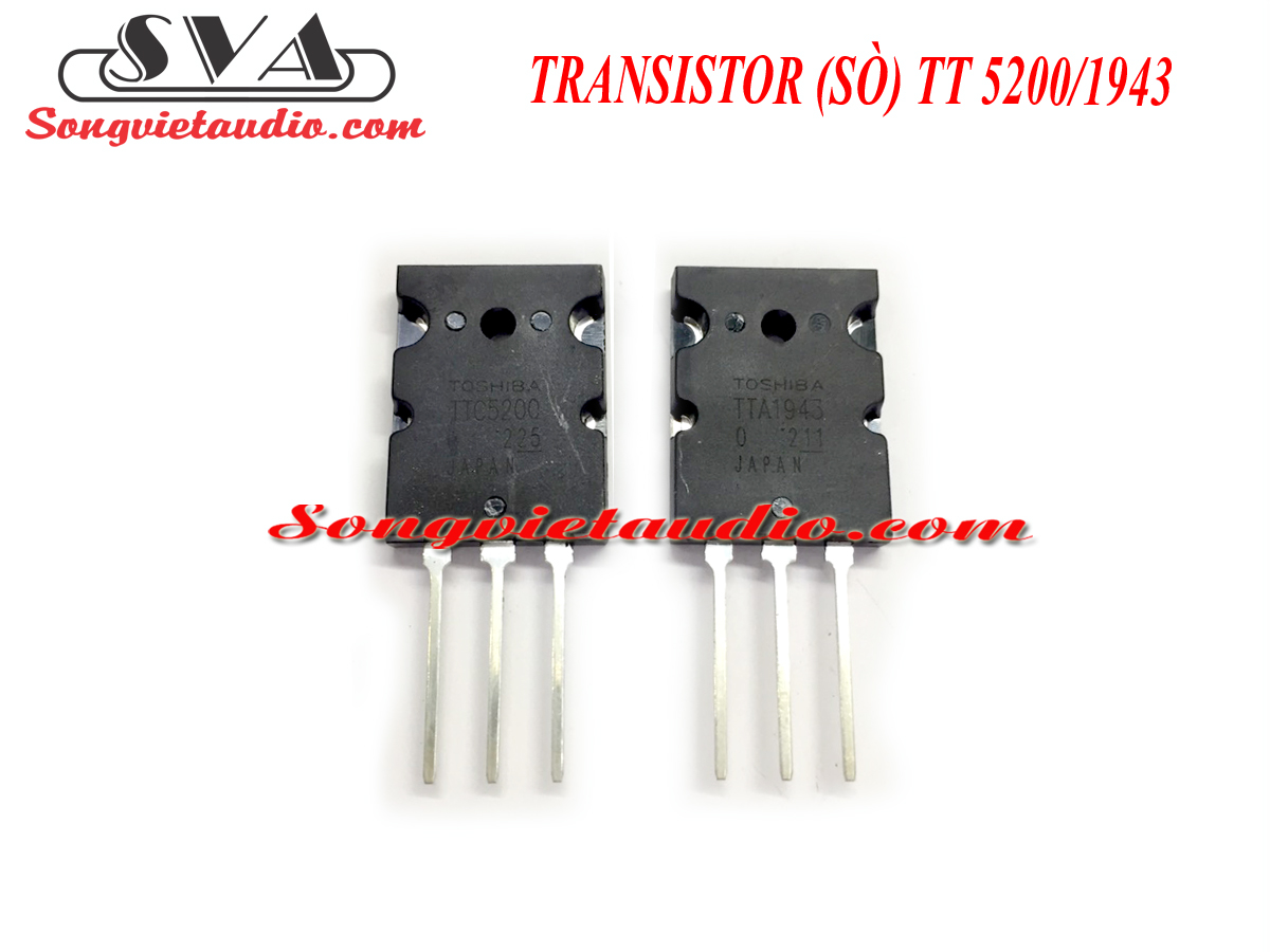 Sò tosiba 5200/ 1943 tt - cặp - kèm lót và vít