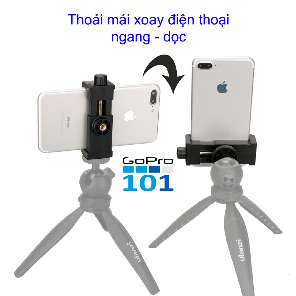 Kẹp Điện Thoại Ốc Khoá Chân Ren 1/4