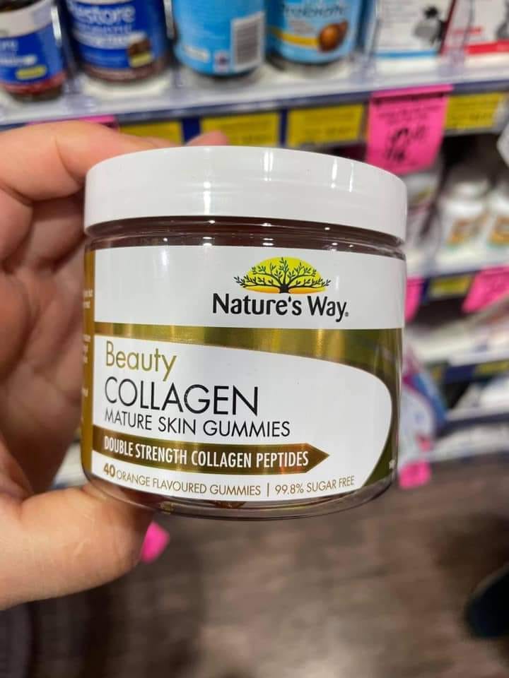 Nature's Way Beauty Collagen Mature Skin dạng kẹo dẻo - Ngăn ngừa lão hoá