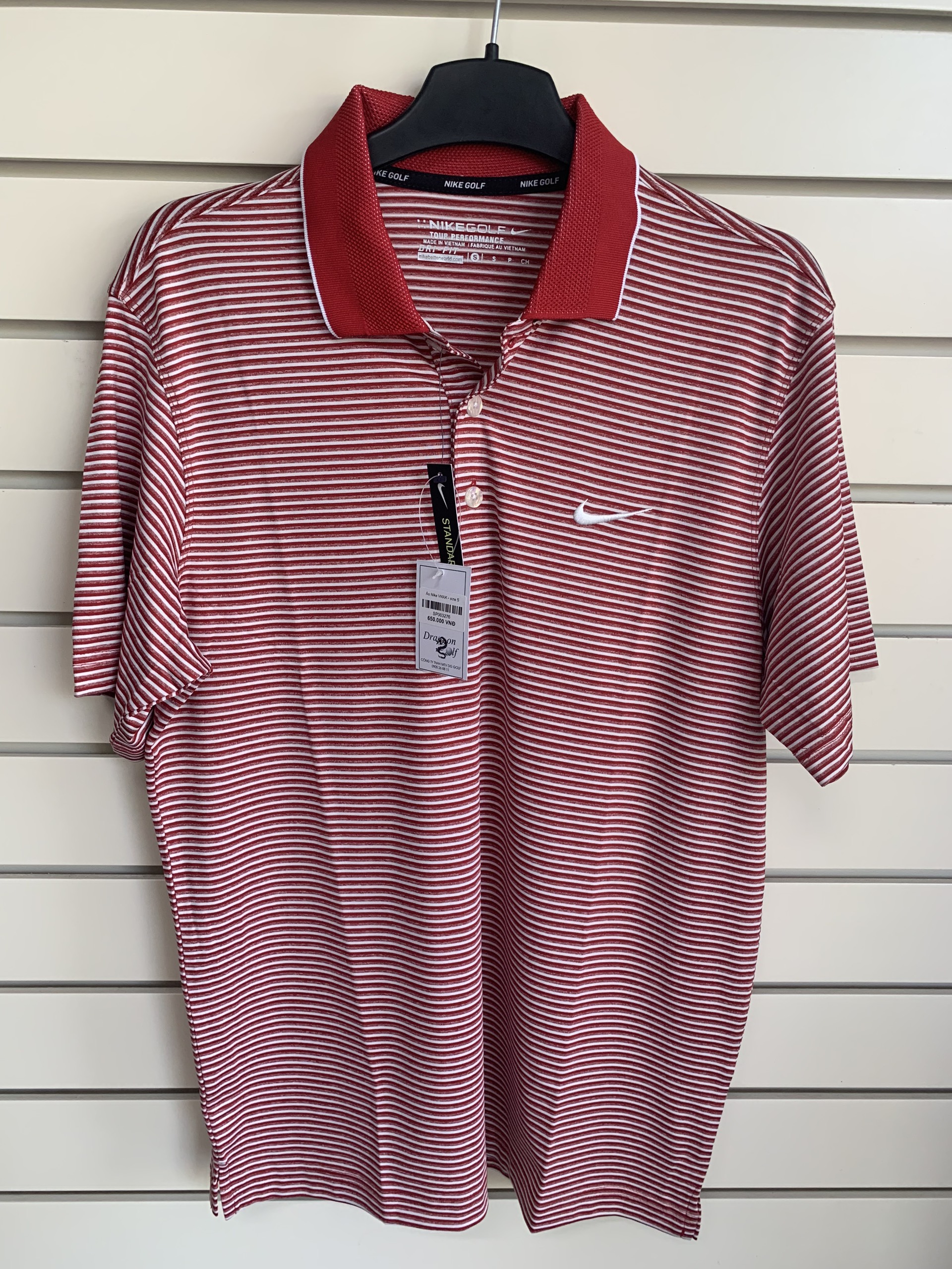 Áo Golf Nam Nike kẻ Golf T Shirt ( xuất dư )