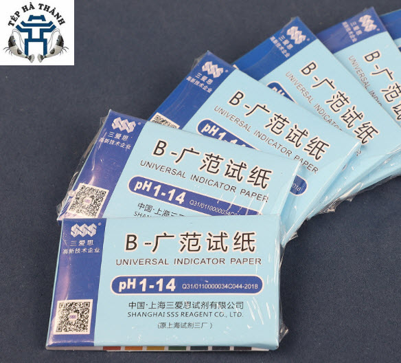 [Hoàn Tiền 10%] Giấy Quỳ Tím Đo Độ PH, Kiểm Tra Chất Lượng PH Nước - Xấp 80 Miếng Kèm Bảng Màu