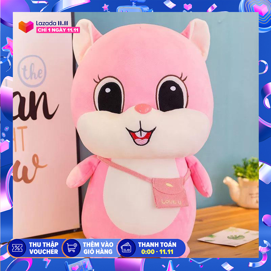 Gấu bông hình sóc - 50cm