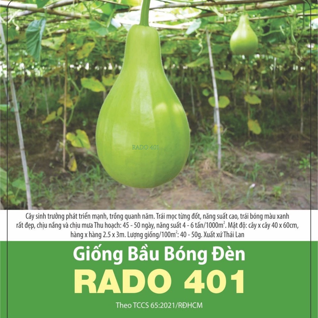 Hạt giống Bầu bóng đèn , đóng gói 1gr