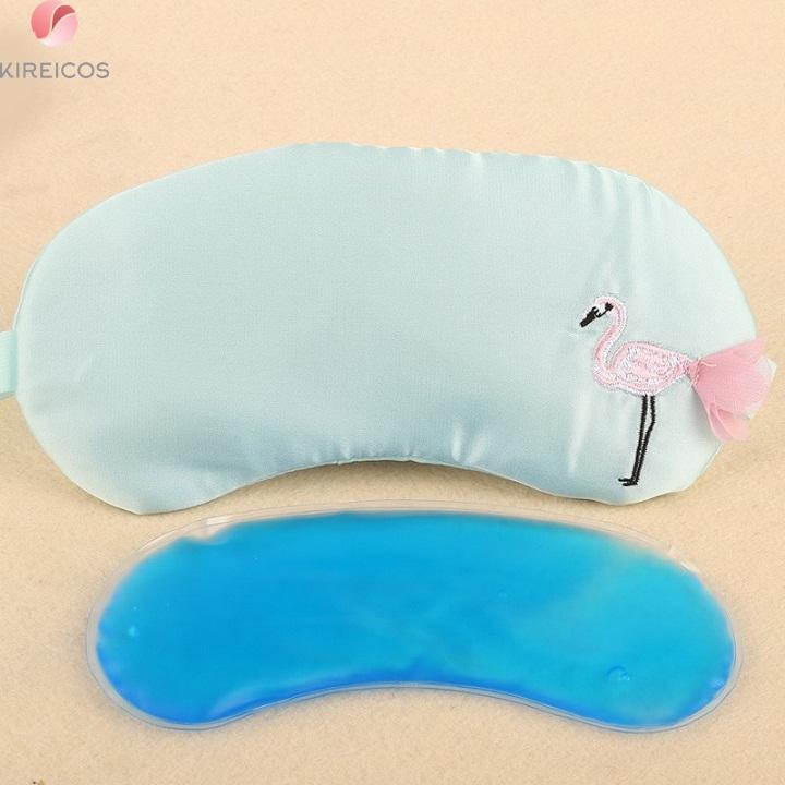 Bịt Mắt Gel Ngủ Cao Cấp Hình Con Cò