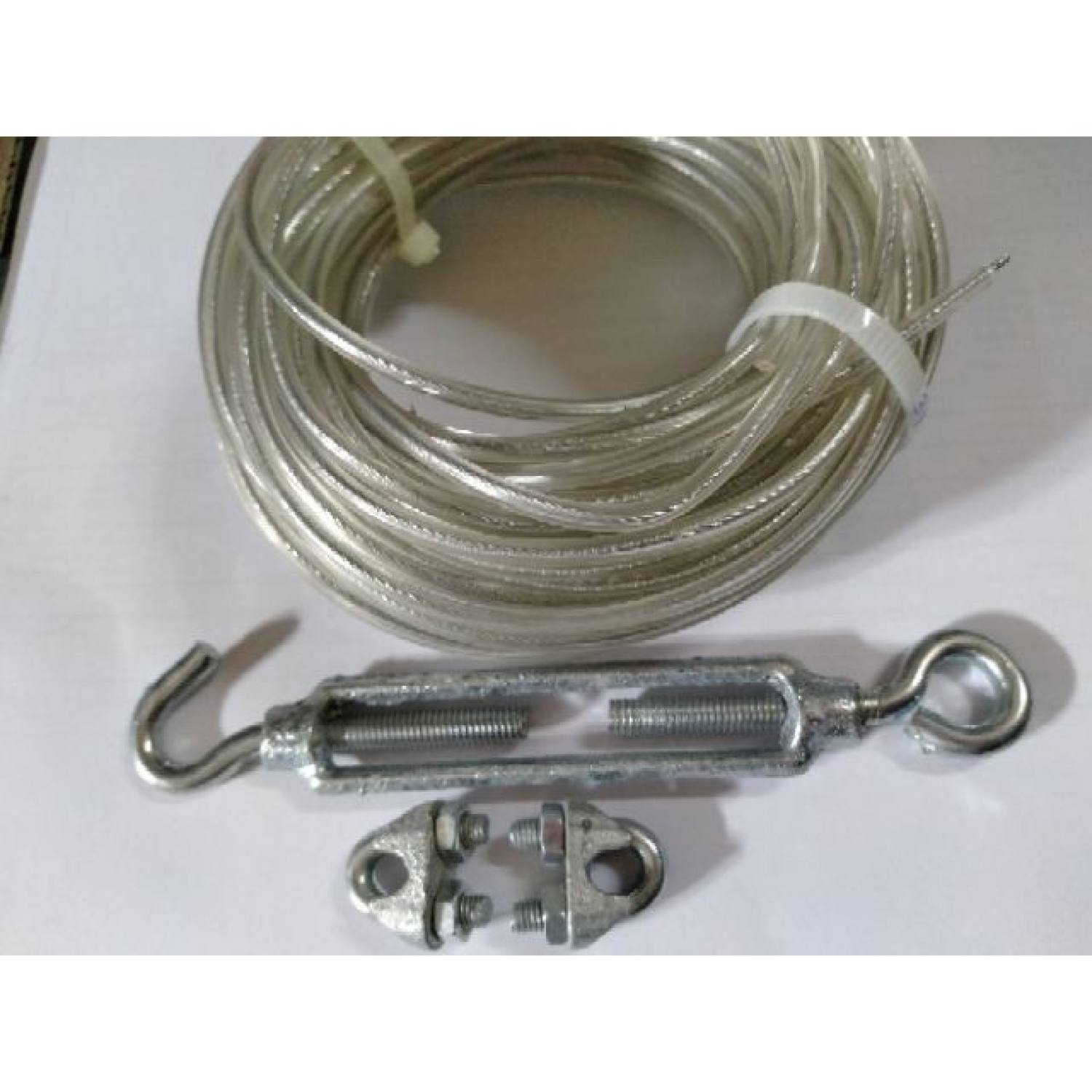 Dây Phơi Quần Áo. Dây Cáp Bọc 3Mm X 10M Kèm 2 Khóa Đầu Dây Và 1 Chiếc Tăng  Căng Dây - Mixasale