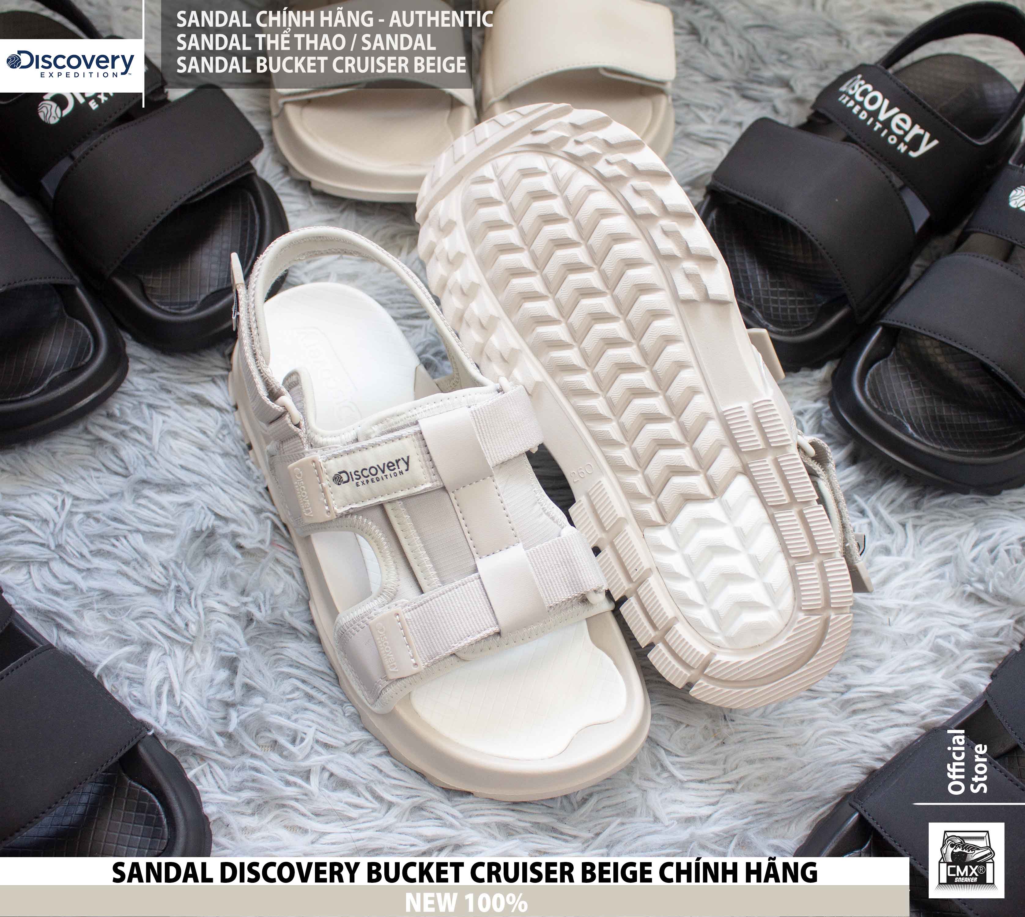 [ HÀNG CHÍNH HÃNG ] Xăng Đan / SANDAL Discovery Expedition BUCKET ( BEIGE - TRẮNG - ĐEN ) - REAL AUTHENTIC 100%
