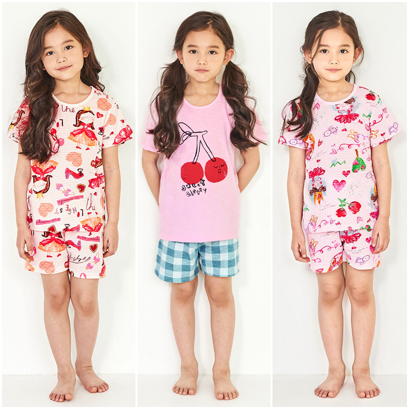 Nơi bán Bộ đồ mặc nhà bé gái Unifriend Hàn Quốc Uni004 cho bé 1-10 tuổi, vải cotton organic Korea. Đồ ngủ cao cấp, chính hãng cho bé.