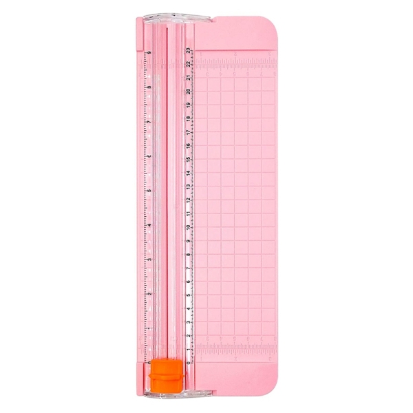 A5 Paper Cutter Paper Trimmer Photo Blades with Security Safeguard and Side Ruler for Office Home Stationery