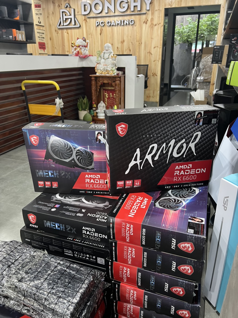 VGA MSI Radeon RX 6600 ARMOR 8G Bảo hành 1 tháng.