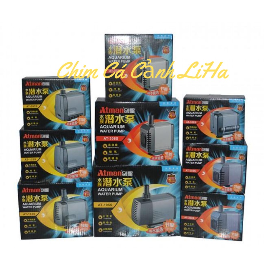Máy bơm atman at-101s/102s/103s/104s - máy bơm tiết kiệm điện siêu êm cho hồ cá