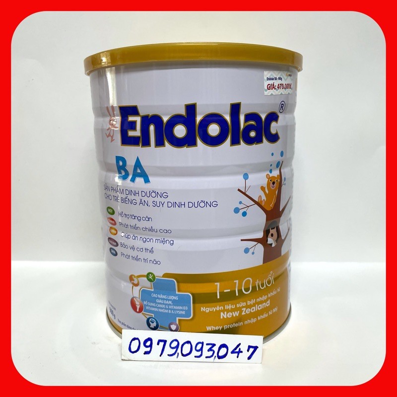 Sữa Endolac BA 900g date 3 2024