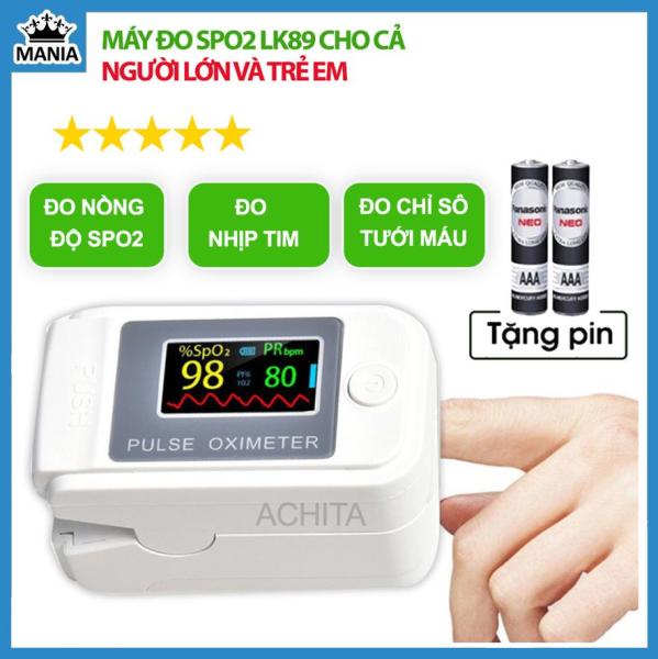 Máy đo nồng độ oxy trong máu spo2 ACHITA A89 Chip nhập khẩu và công nghệ quang học giúp đo cực chính xác, máy đo spo2 được chứng nhận FDA của Mỹ về chất lượng, bảo hành 6 tháng - Shop MANIA