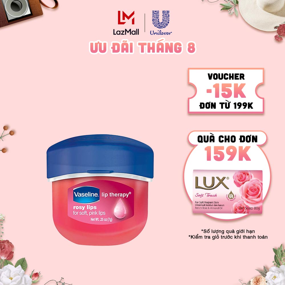 Sáp Dưỡng Môi Vaseline Hồng Xinh 7g